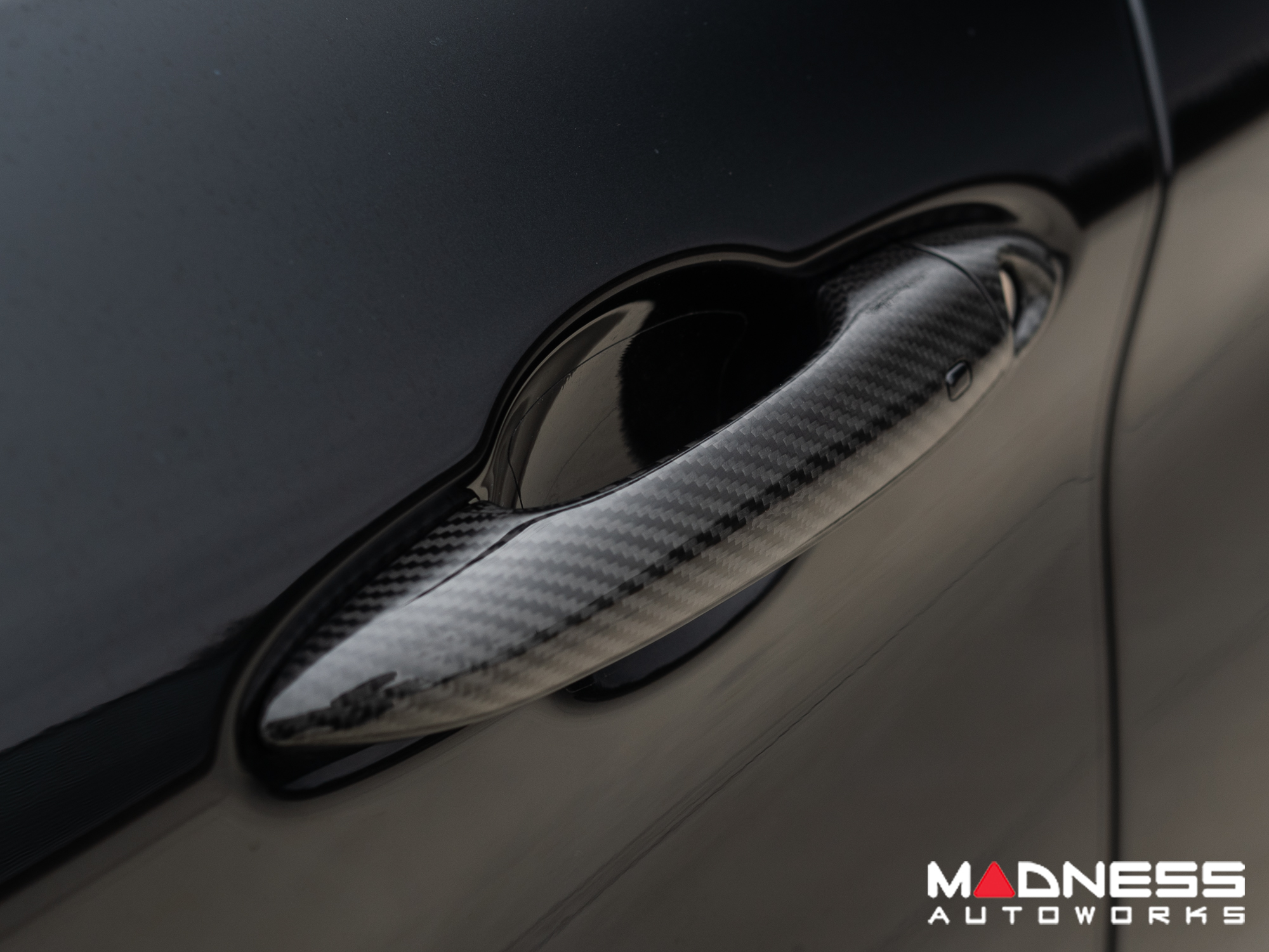 Alfa Romeo Stelvio Exterior Door Handle Set - Carbon Fiber